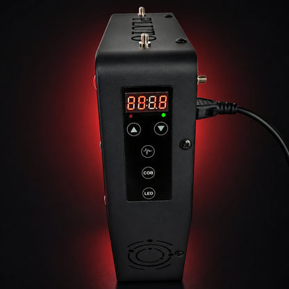 Elioslamp Pluto photobiomodulation device with COB technology, red light therapy for home use, made in Italy